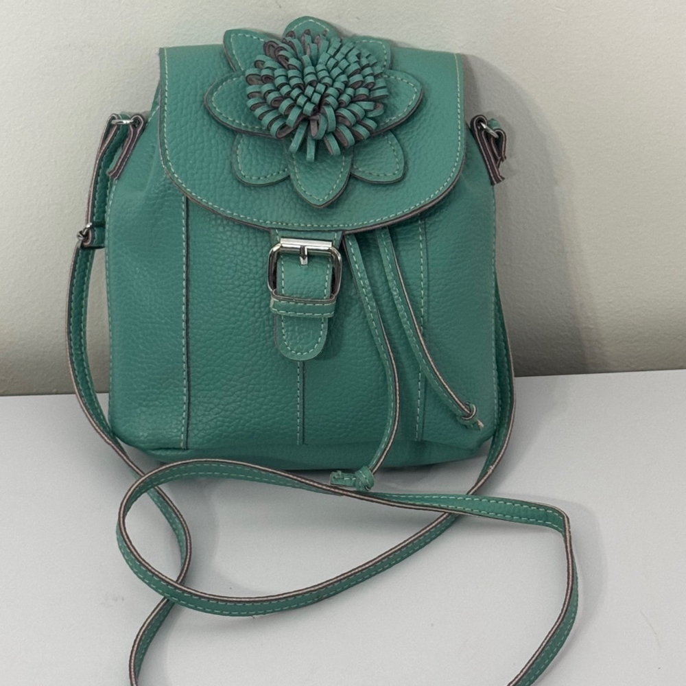 Noelle Key Largo Green Crossbody Shoulder Bag